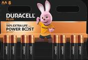Duracell Plus MN1500 AA Pk8 image