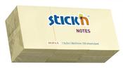 Stickn Adhesive notes 38x51mm Yellow Pk12