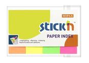 Neon Paper Index Note 50x20mm 50 shts Pk24
