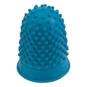 Quality Thimblette Rubber for Note-counting Page-turning Size 1 Medium Blue Ref 265486 [Pack 10]