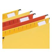 5 Star Office Plastic Tabs for Wrap-around Suspension File Clear [Pack 50]
