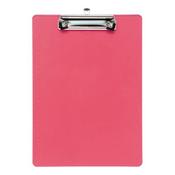 5 Star Office Clipboard Solid Plastic Durable with Rounded Corners A4 Pink