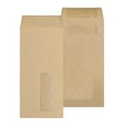 New Guardian Envelopes Pocket Self Seal Window 80gsm DL 220x110mm Manilla Ref D25311 [Pack 1000] image
