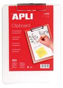 APLI A4 Transparent Rigid Acrylic Clipboard  image