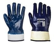 Portwest A302 Fully Dipped Nitrile Safety Cuff Navy L