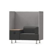 Be Soft Individual Booth + Table - Grey