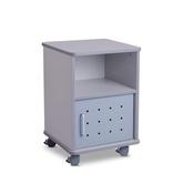 Mobile Grey Table/ Storage Unit Portrait