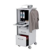 Mobile Office Caddy Drawers - Metal Door/Grey image