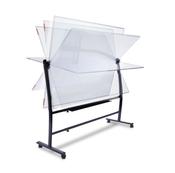 Double Sided Mobile Whiteboard 150x120cm