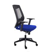 Operators Office Chair Blue Mesh Blue