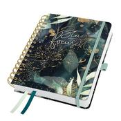 Jolie Spiral Weekly Planner 2027 Hardcover A5 Glam Leaves 240p