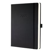 Conceptum Appointment Book Hardcover 2027 A4+ Black Vertical 480p 80gsm