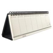Spiral Weekly Desktop Planner 2027 Hardcover Black 132p 80gsm