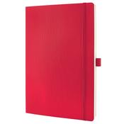 Conceptum Notebook Softcover A4 Sq Red 194p