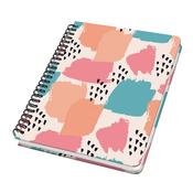 Jolie Spiral notebook H/Cover Brush Marks A5 Dot Grid 120p