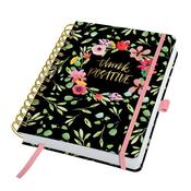 Jolie Spiral Daily Planner A5 Undated Flower Love 240p 120gsm