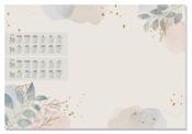 Sigel Paper Desk Pad A2 Pastel Garden 80gsm 30 Sheets