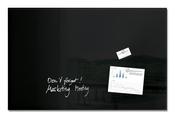 Artverum Magnetic Glass Board 100x65cm Black