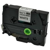 Compatible Brother TZES221 Black on White Label Tape 9mm 8m Strong Adhesive 