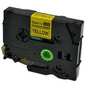 Compatible Brother TZES631 Black on Yellow Label Tape 12mm 8m Strong Adhesive 