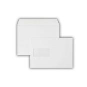 Trimfold Envelopes Kestrel C5 162x229mm White 100gsm Window Opaqued Self Seal Wallet Envelopes 500 Pack