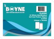 Trimfold Envelopes Boyne C5 229x162mm 90gsm White Pocket Non Window Retail Pack (20 x 25's) Self Seal - Sold as Box of 500 image