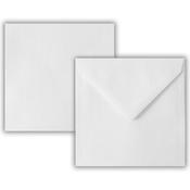 Trimfold Envelopes 145x145mm White 100gsm Greeting Card Wallet Gummed Seal Envelopes 500 Pack