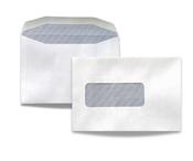 Trimfold Envelopes 114x171mm White 90gsm Window Gummed Wallet Envelopes 500 Pack image