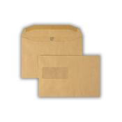 Trimfold Envelopes Autofast C5X 162x240mm Manilla 80gsm Gummed Wallet Envelopes Window 45 x 100mm 500 Pack image