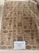 Printed Brown STEAKHOUSE Tray Liner/Food Wrap 250x350mm Pack 1000