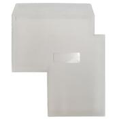 Trimfold Envelopes Superior C4 229x324mm White 120gsm Peel &amp; Seal Window Wallet Envelopes C03C4PS-W 250 Pack image