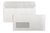 Trimfold Envelopes Superior DL 110x220mm White 120gsm Window Peel &amp; Seal Wallet Envelopes Laser Guaranteed 500 Pack image