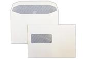 Trimfold Envelopes Autofast C5 162x229mm White 90gsm Window Opaqued Gummed Wallet Envelopes 500 Pack