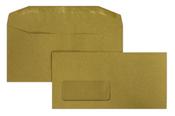 Trimfold Envelopes Harrier DL 110x220mm Manilla 70gsm Window Gummed Wallet Envelopes 1000 Pack image
