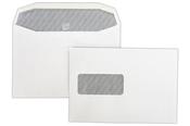 Trimfold Envelopes Autofast C5X 162x235mm White 90gsm Window Gummed Wallet Envelopes with Inside Seams 500 Pack