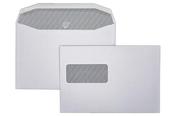 Trimfold Envelopes Autofast C5X 162x240mm White 90gsm Window Opaqued Gummed Wallet Envelopes 500 Pack