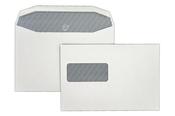 Trimfold Envelopes Autofast C5X 162x240mm White 90gsm Window Gummed Wallet Envelopes with Inside Seams 500 Pack image