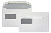 Trimfold Envelopes Autofast C5X 162x240mm White 90gsm Reverse Window Gummed Wallet Envelopes 500 Pack image