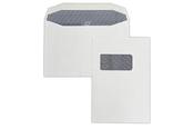 Trimfold Envelopes Autofast C5X 162x240mm White 90gsm Window Gummed Portrait Wallet Envelopes 500 Pack image