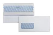 Trimfold Envelopes Glenkover DL 110x220mm White 100gsm Window Self Seal Wallet Envelopes 500 Pack image