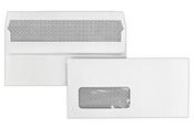 Trimfold Envelopes Kestrel DL 110x220mm White 100gsm Window Opaqued Self Seal Wallet Envelopes 1000 Pack image