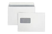 Trimfold Envelopes Kestrel C5 162x229mm White 100gsm Window Peel Seal Wallet Envelopes Laser Guaranteed 500 Pack image