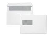 Trimfold Envelopes Kestrel C5 162x229mm White 100gsm Window Opaqued Self Seal Wallet Envelopes 500 Pack image