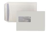Envelopes C5 white win s/seal 100g Bx500
