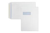 Trimfold Envelopes Kestrel C4 324x229mm White 100gsm Window Gummed Pocket Envelopes 250 Pack image