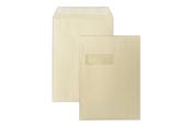 Trimfold Envelopes Cream C4 324x229mm Clariana Magnolia 120gsm Peel &amp; Seal Window Pocket Envelopes LCC4MA-W 250 Pack image