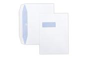 Trimfold Envelopes Autofast C4 229x324mm White 100gsm Window Gummed Wallet Envelopes 250 Pack image