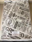 Printed GOURMET GRILLED Tray Liner/Food Wrap 375x245mm Pack 1000