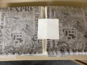 White Newspaper Printed 2-Open Sided Burger Bag 172x162x55mm Pack 1000