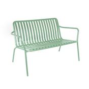 Lark Two Seater Low Bench Aluminium Fair Green 1043456ND